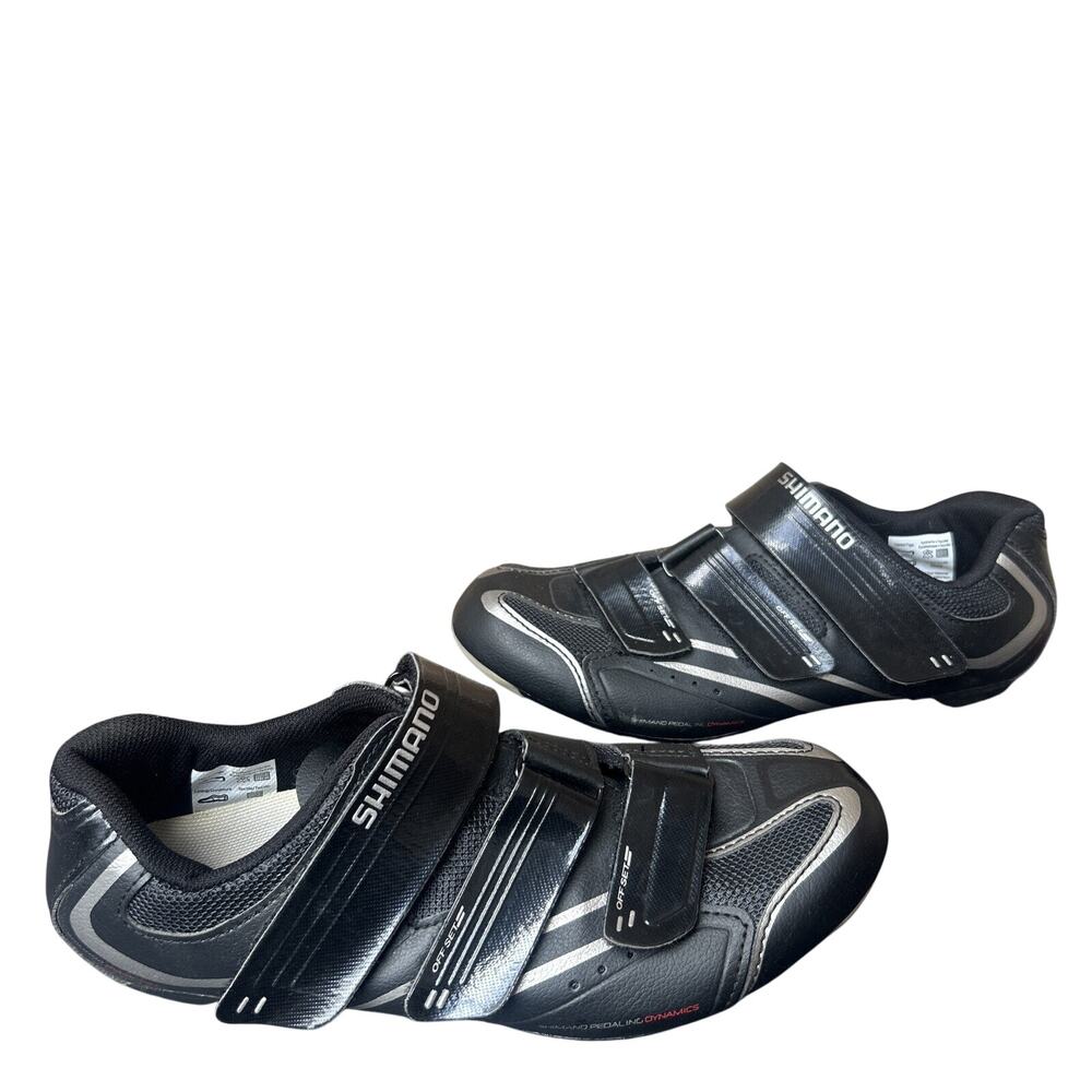 Shimano SH-WR32L Wmn Road Bike Shoes Sz 7.8 EU 40 Black With Cleats